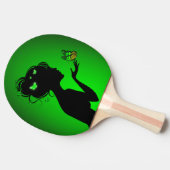 Ping-Pong-Schläger Tischtennis Schläger (Seitenansicht)