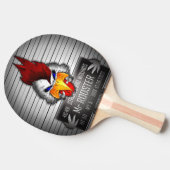 Ping-Pong-Schläger Tischtennis Schläger (Seitenansicht)