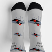 Ping Pong Sie wurden serviert, Crew Socken (Oben)