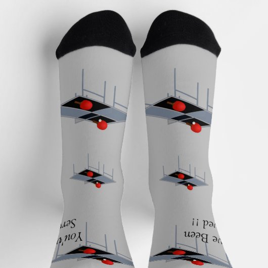 Ping Pong Sie wurden serviert, Crew Socken (Oben)
