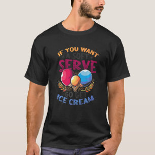 Ping Pong Soft Serve Go Tischtennis T-Shirt
