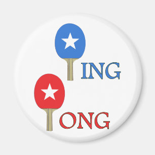 Ping Pong Star Magnet