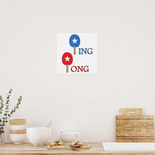 Ping Pong Star Poster (Küche)