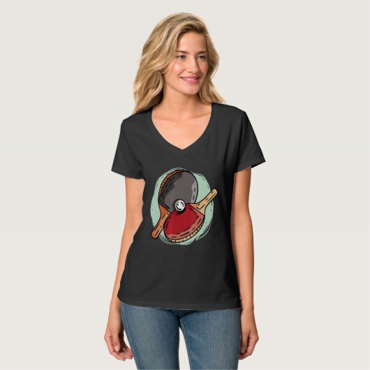 Ping Pong T-Shirt (Vorderseite Vollansicht)