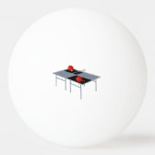 Ping Pong Table with Paddles, Tischtennisball (Vorderseite)