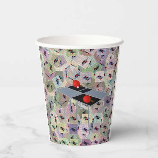 Ping Pong Tables, Pappbecher (Rückseite)