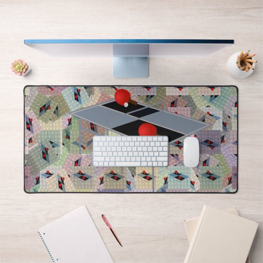 Ping Pong Tables Popart, Schreibtischmatte (Büro 1)