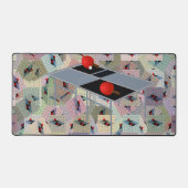 Ping Pong Tables Popart, Schreibtischmatte (Vorderseite)