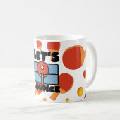 Ping Pong Tasse Lasst uns für Tischtennis spielen (VorderseiteRechts)