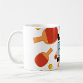 Ping Pong Tasse Lasst uns für Tischtennis spielen (Links)