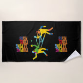 Ping Pong Tenis de Mesa 1988 Strandtuch (Vorderseite)