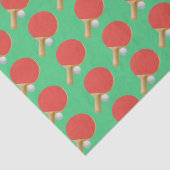Ping Pong Tischtennis Design Seidenpapier (Detail)