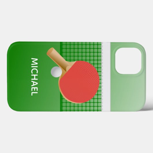 Ping Pong Tischtennis Design Smartphone Case (Rückseite (Horizontal))