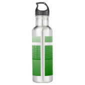 Ping Pong Tischtennis Design Wasserflasche Edelstahlflasche (Rückseite)