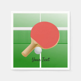 Ping Pong Tischtennis Designpapier Napkins Serviette