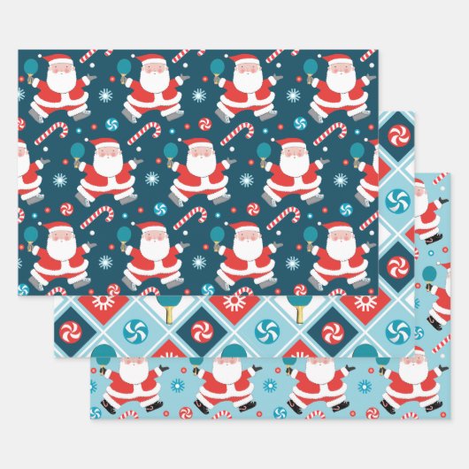Ping Pong Tischtennis Geschenkpapier Blätter Wrapp (Set)