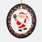 Ping-Pong-Tischtennis Keramik Ornament (Links)