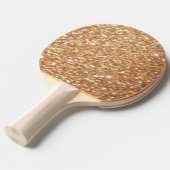 Ping Pong Tischtennis Kupfer Gold Glitzer Paddel Schläger (Vorderseite)