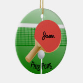 Ping Pong Tischtennis Ornament (Rechts)