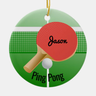 Ping Pong Tischtennis Ornament