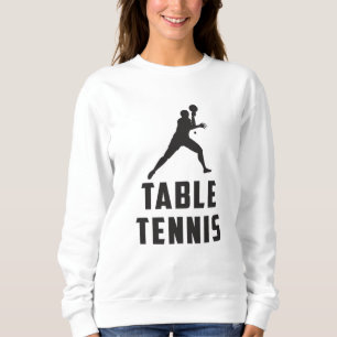 Ping Pong Tischtennis Paddle Spieler Geschenk Idee Sweatshirt