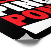 Ping Pong Tischtennis Peace Liebe Pong Poster (Ecke)