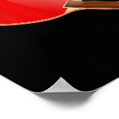 Ping Pong Tischtennis Poster (Ecke)