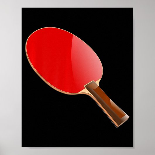 Ping Pong Tischtennis Poster (Vorne)