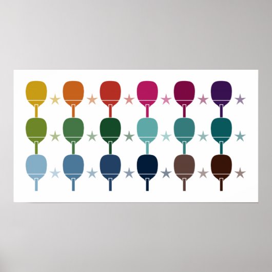 Ping Pong Tischtennis Poster (Vorne)