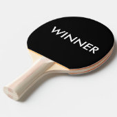 Ping Pong, Tischtennis Schwarz und Weiß, Gewinner Schläger (Vorderseite)