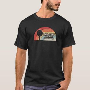 Ping Pong Vintag Retro Tischtennis T-Shirt