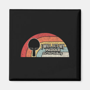 Ping Pong Vintage Retro Spaß Tischtennis Magnet