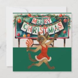 Ping Pong Weihnachten Gedicht für siamesische Katz