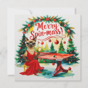 Ping Pong Weihnachten Gedicht für siamesische Katz