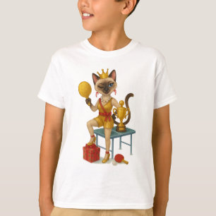 Ping Pong Weihnachten Thema für Katzenliebhaber T-Shirt