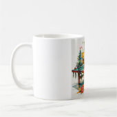 Ping Pong Weihnachten Thema Kaffeetasse (Links)