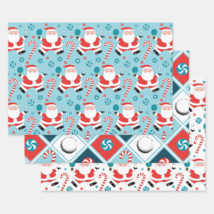 Ping Pong Weihnachtsfeiertage Geschenkpapier Set