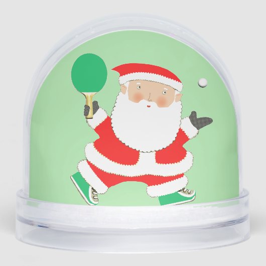 Ping-Pong Weihnachtsgeschenk Schneekugeln (Vorderseite)