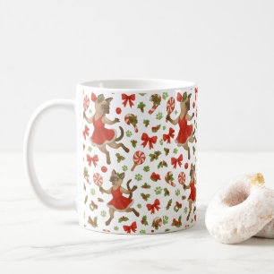 Ping Pong Weihnachtsmug für Siam-Katzenliebhaber Kaffeetasse