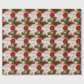 Ping-Pong-Weihnachtsthema Geschenkpapier (Flach)