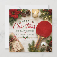 Ping Pong Weihnachtsthema