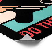 Ping Pong werde ich mein Paddel Gelassen, um das G Poster (Ecke)