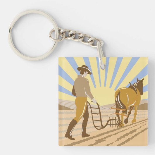 Pingen eines Felds Schlüsselanhänger (Vorderseite)