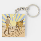 Pingen eines Felds Schlüsselanhänger (Rückseite)