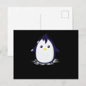 Pingiun Herr EGG Postkarte (Vorne/Hinten)
