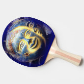 Pingpaddel mit Sonnenwand/Mondfläche Tischtennis Schläger (Seitenansicht)