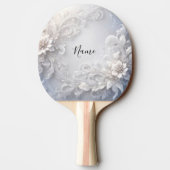 Pingpong Paddle Paddel Geblüht Tischtennis Schläger (Rückseite)