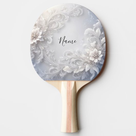 Pingpong Paddle Paddel Geblüht Tischtennis Schläger (Rückseite)