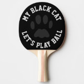 Pingpong Paddle Paddel mit schwarzem und weißem Pf Tischtennis Schläger (Vorderseite)