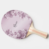 Pingpong Paddle Paddel Pink Bläserblatt Tischtennis Schläger (Seitenansicht)